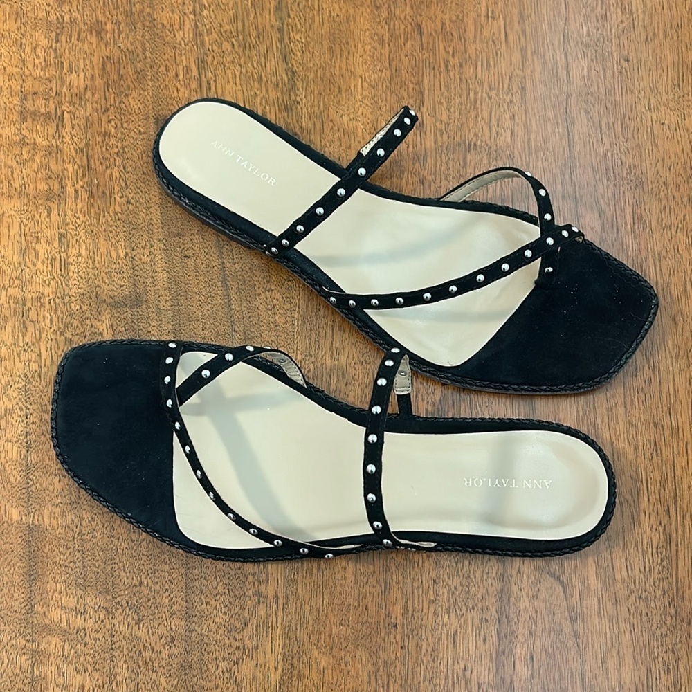 NEW Everly Suede Studded Slide Sandal